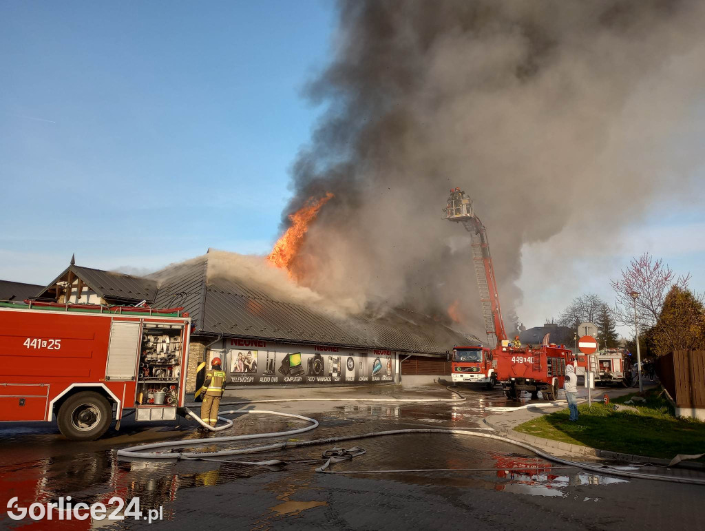 Pożar na Jarmaku Pogórzańskim (22.04.)