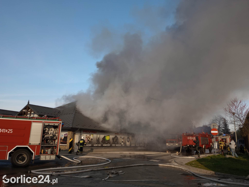 Pożar na Jarmaku Pogórzańskim (22.04.)