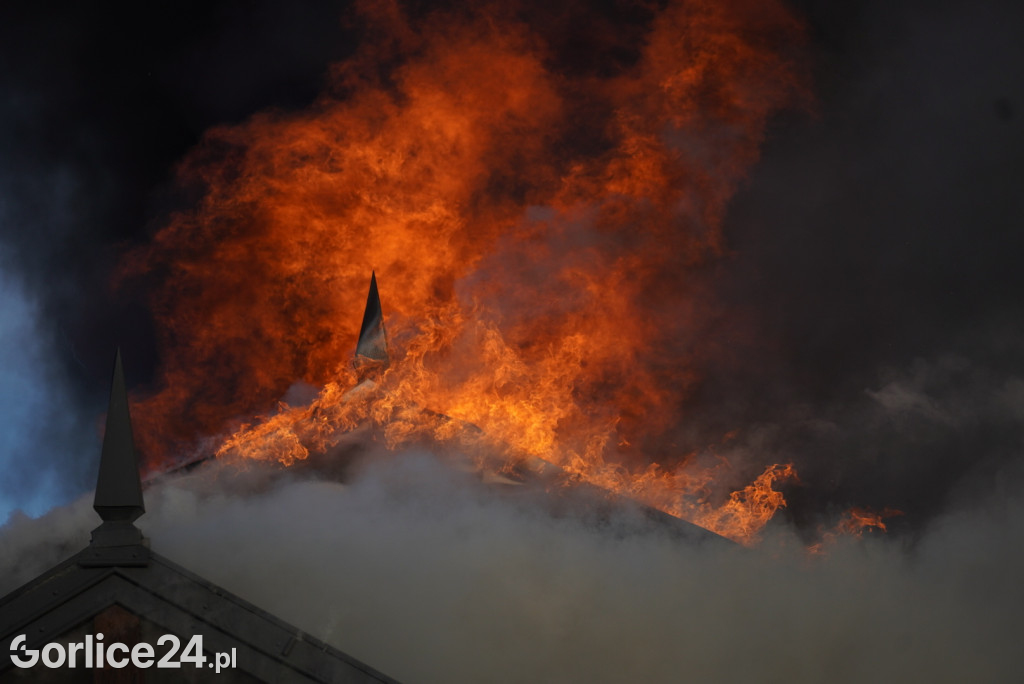 Pożar na Jarmaku Pogórzańskim (22.04.)