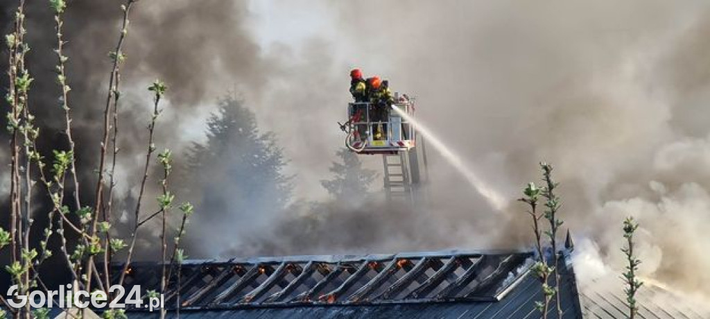 Pożar na Jarmaku Pogórzańskim (22.04.)