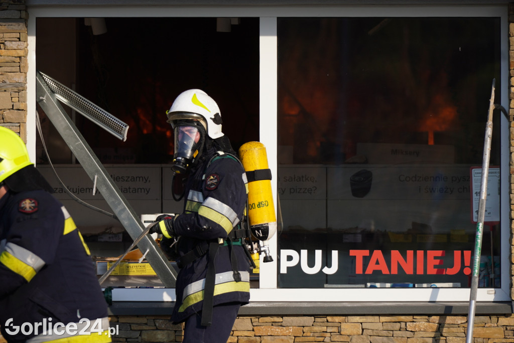 Pożar na Jarmaku Pogórzańskim (22.04.)