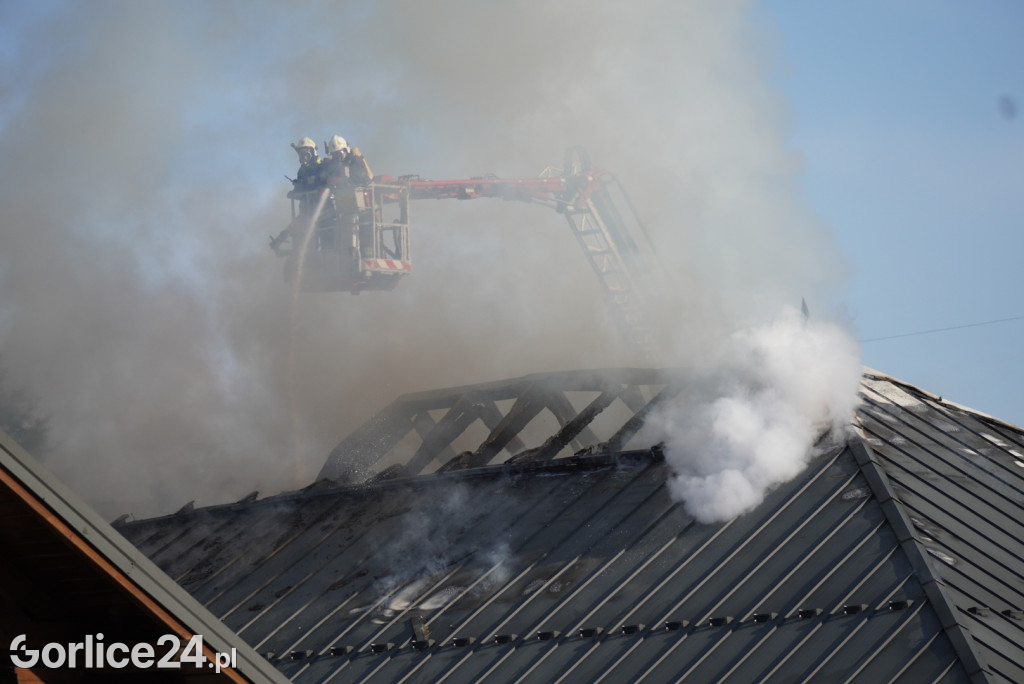 Pożar na Jarmaku Pogórzańskim (22.04.)