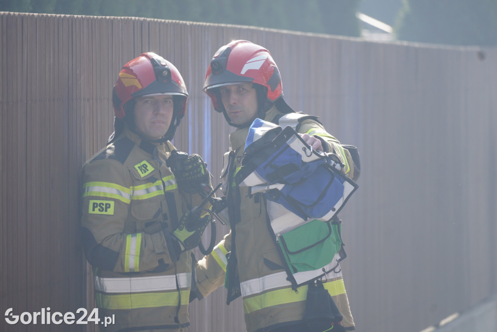 Pożar na Jarmaku Pogórzańskim (22.04.)