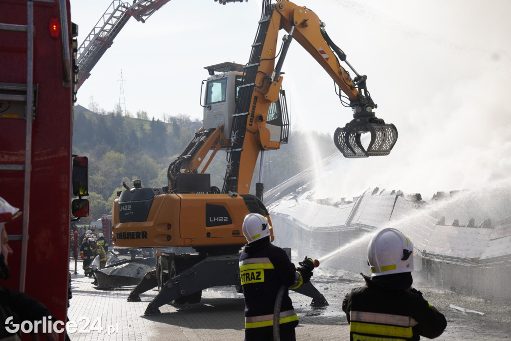 Pożar na Jarmaku Pogórzańskim (22.04.)