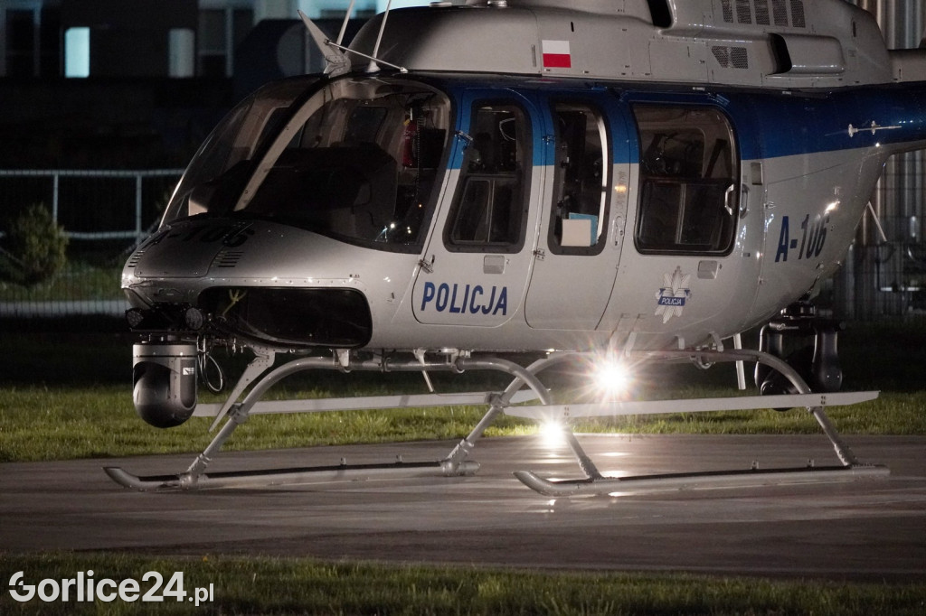 Gorlice. Akcja lekarzy i policyjnego śmigłowca