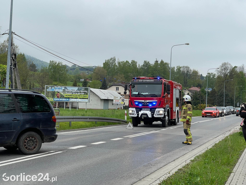Szymbark. Zderzenie osobówek na DK28 (07.05.)