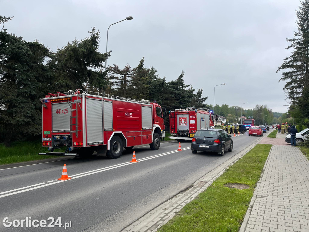 Szymbark. Zderzenie osobówek na DK28 (07.05.)