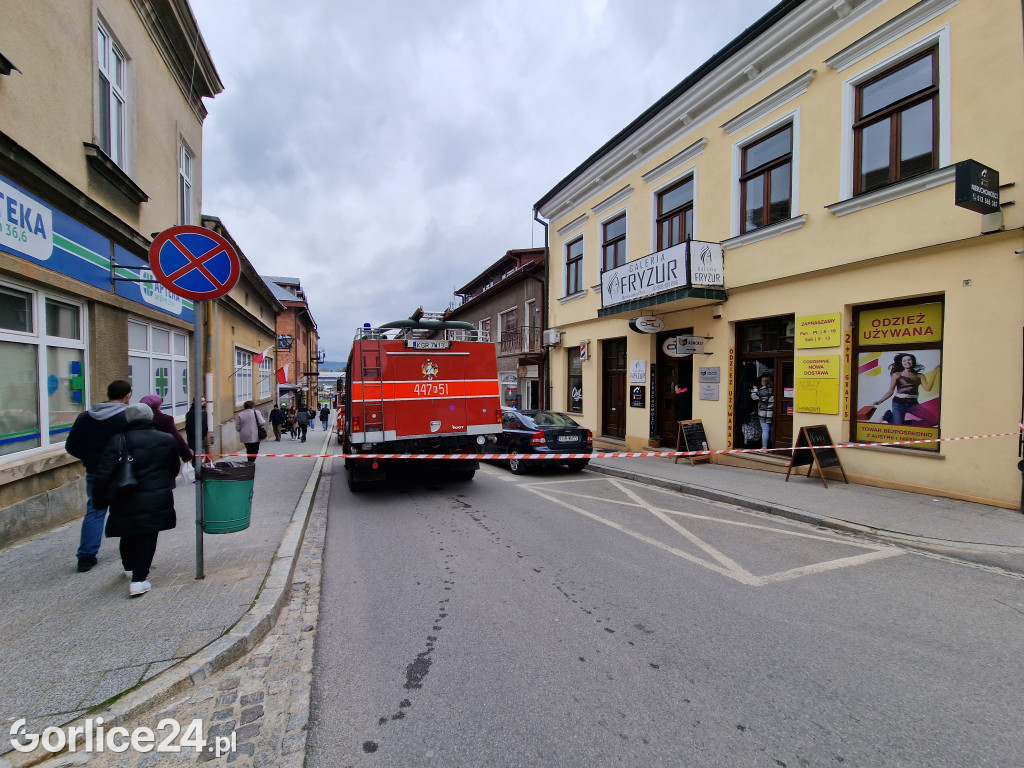 Pożar przy ul. Mickiewicza w Gorlicach [08.05.]