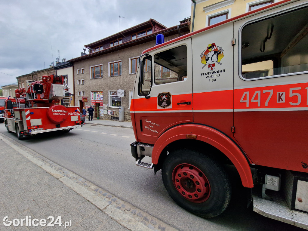 Pożar przy ul. Mickiewicza w Gorlicach [08.05.]