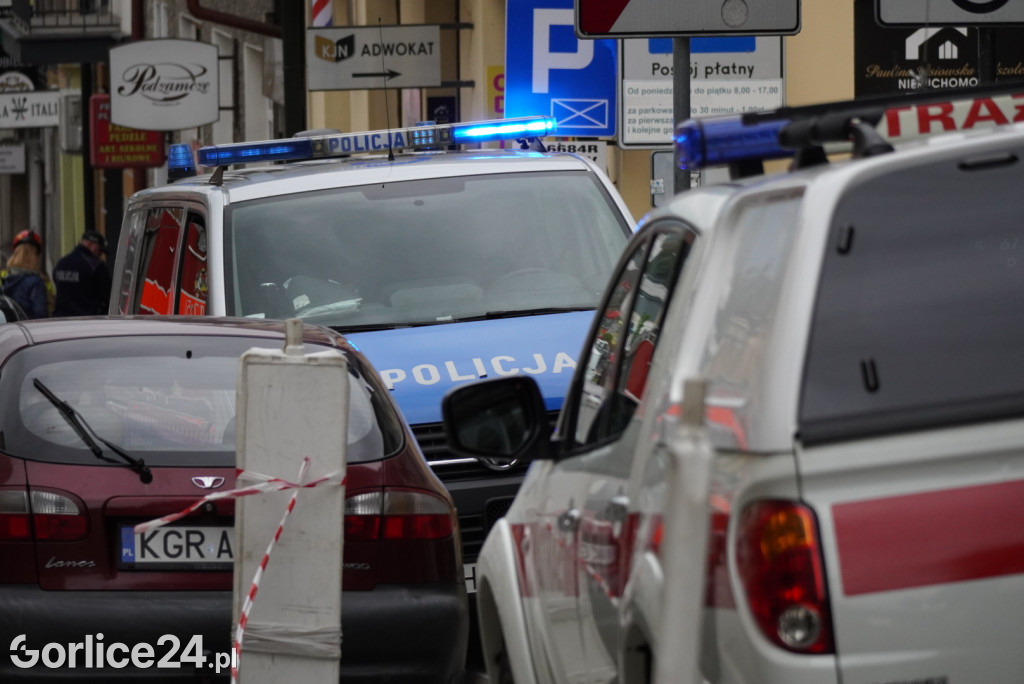 Pożar przy ul. Mickiewicza w Gorlicach [08.05.]
