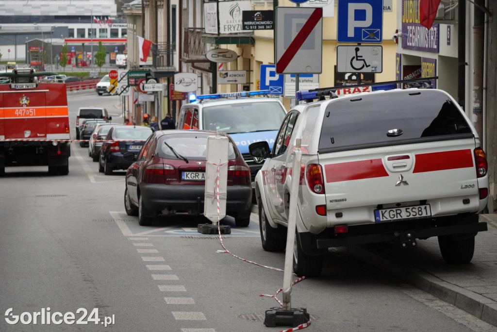 Pożar przy ul. Mickiewicza w Gorlicach [08.05.]