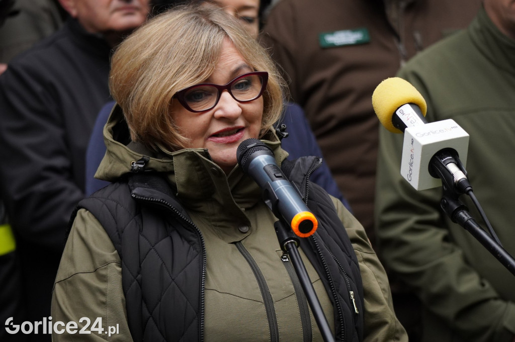 Magura Małastowska. Sadzenie lasu im. Jana Pawła II