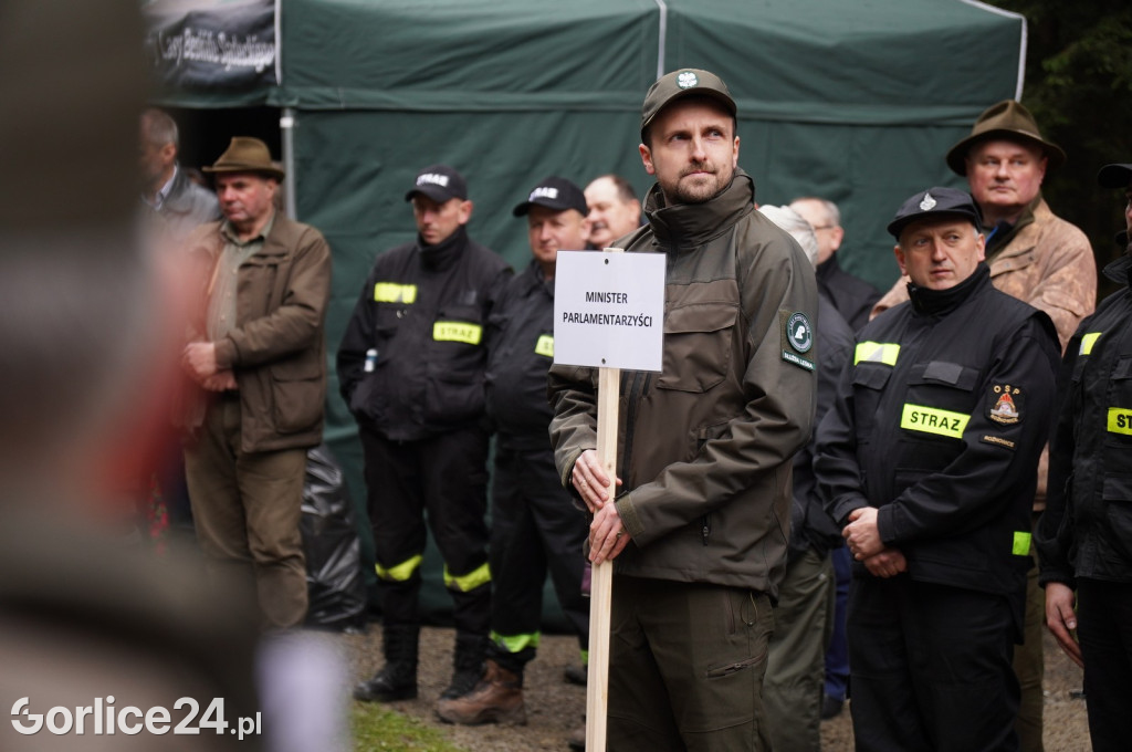 Magura Małastowska. Sadzenie lasu im. Jana Pawła II