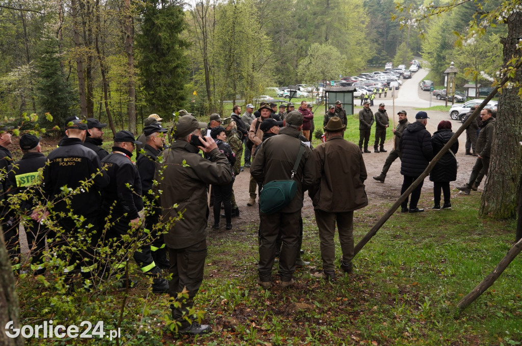 Magura Małastowska. Sadzenie lasu im. Jana Pawła II