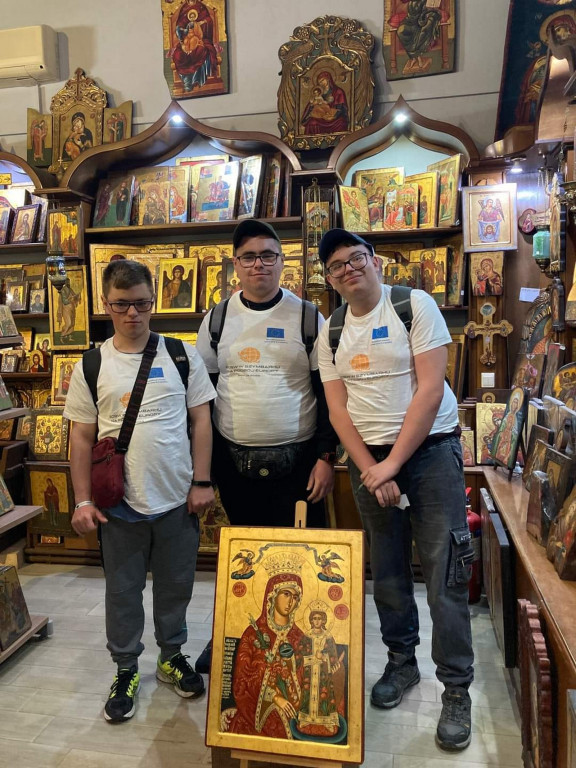 Uczniowie SOS-W w Szymbarku w Grecji