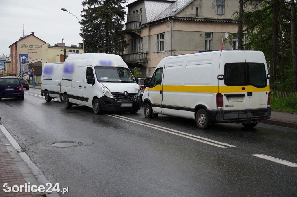 Zderzenie trzech pojazdów na Kościuszki (16.05.)