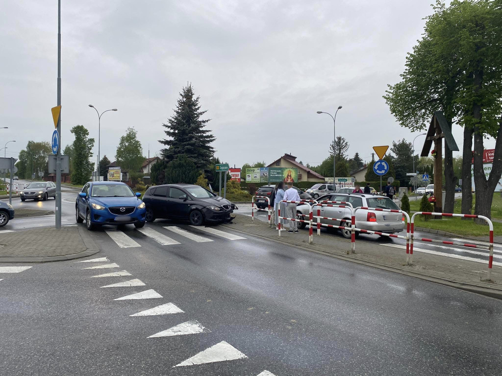Kolizja w Moszczenicy (17.05.)