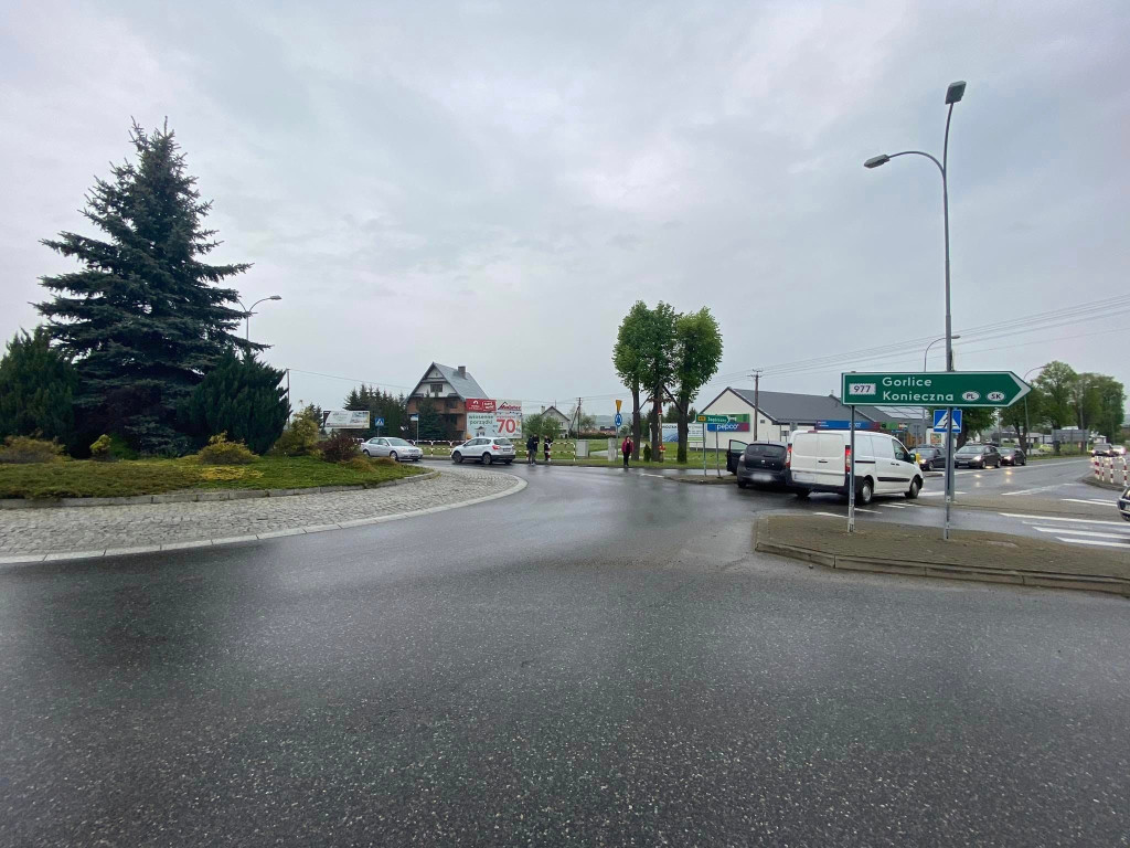 Kolizja w Moszczenicy (17.05.)