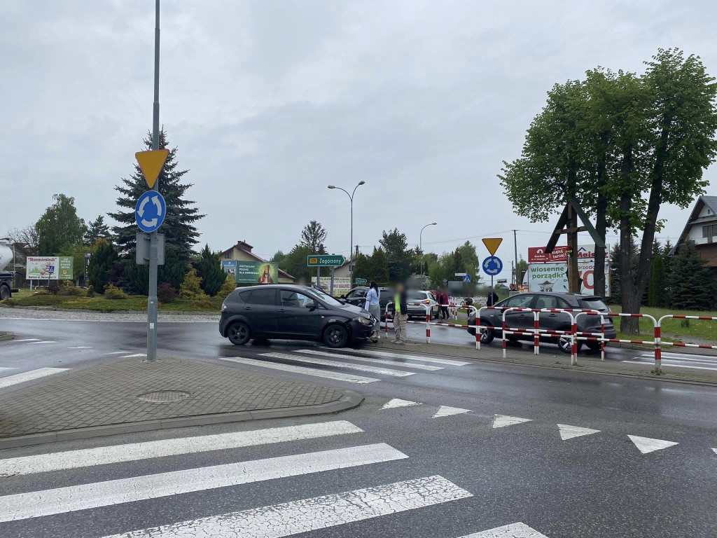 Kolizja w Moszczenicy (17.05.)