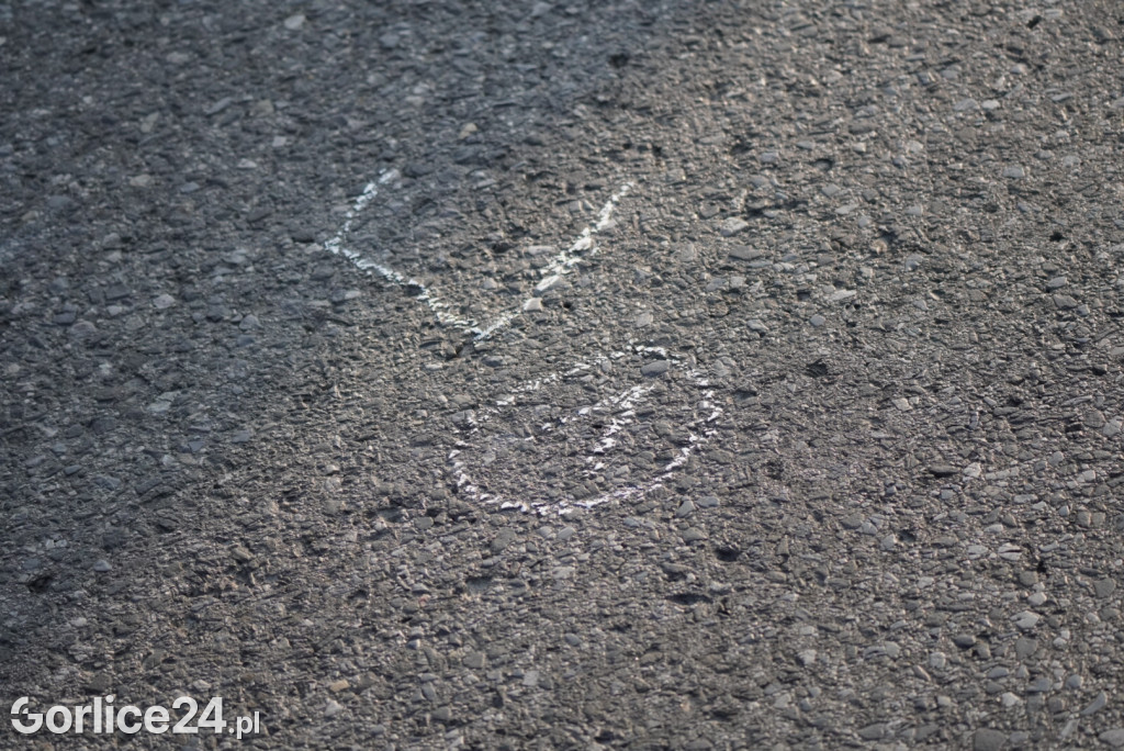 Zderzenie motocykla w Łużnej (27.05.)