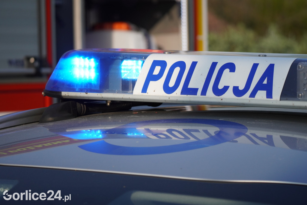 Zderzenie motocykla w Łużnej (27.05.)