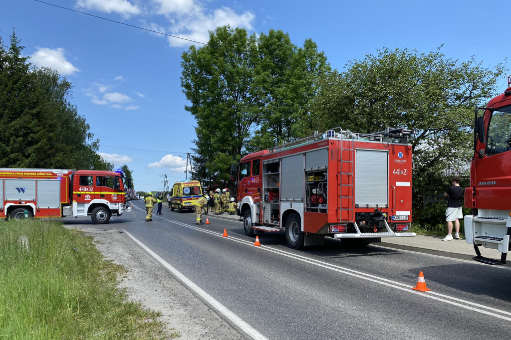 Zdarzenie drogowe w Łużnej (31.05.)