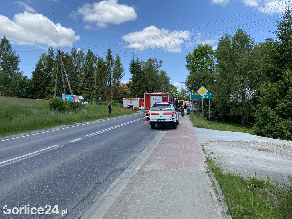 Zdarzenie drogowe w Łużnej (31.05.)