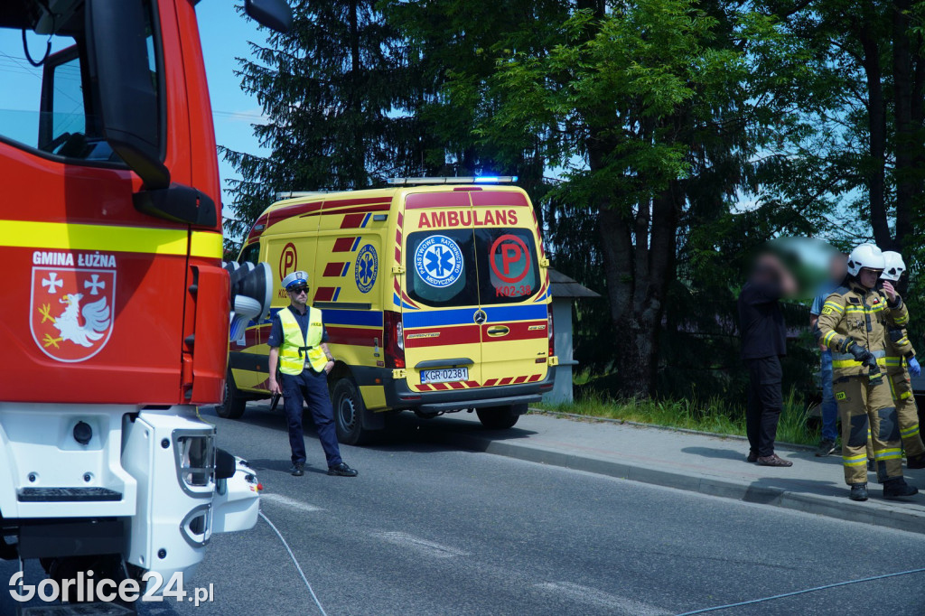 Zdarzenie drogowe w Łużnej (31.05.)