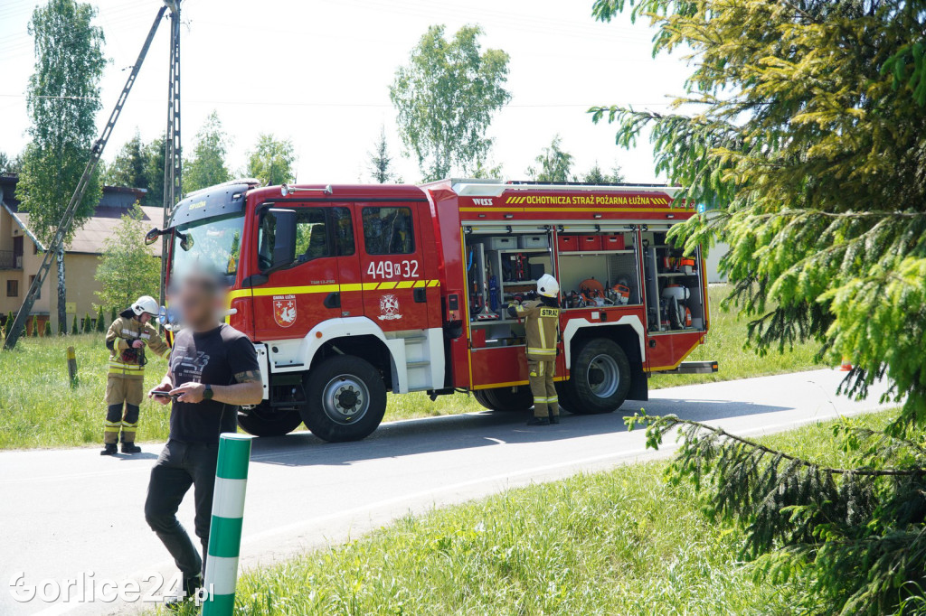 Zdarzenie drogowe w Łużnej (31.05.)