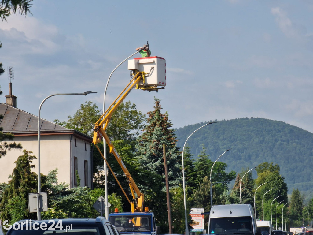 Gorlice. Wymiana lamp ulicznych