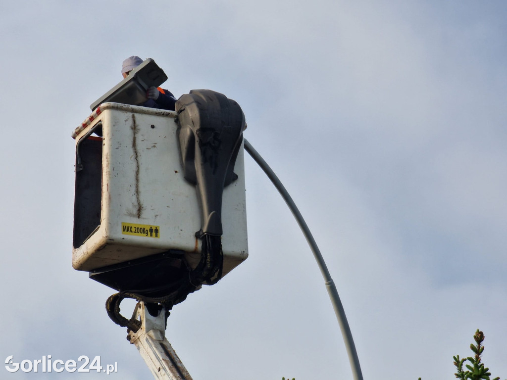 Gorlice. Wymiana lamp ulicznych