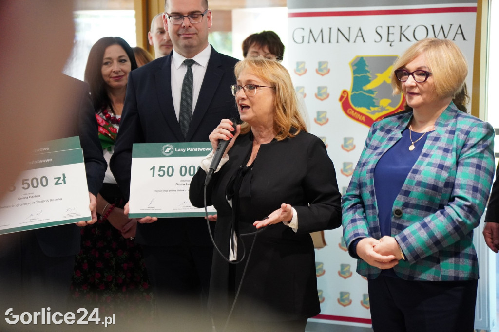 Wapienne. Promesy na drogi od Lasów Państwowych