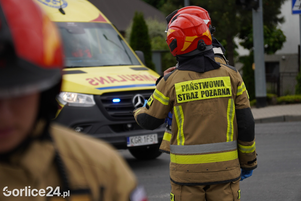 Gorlice. Kolizja dwóch samochodów na DK28 (07.06.)