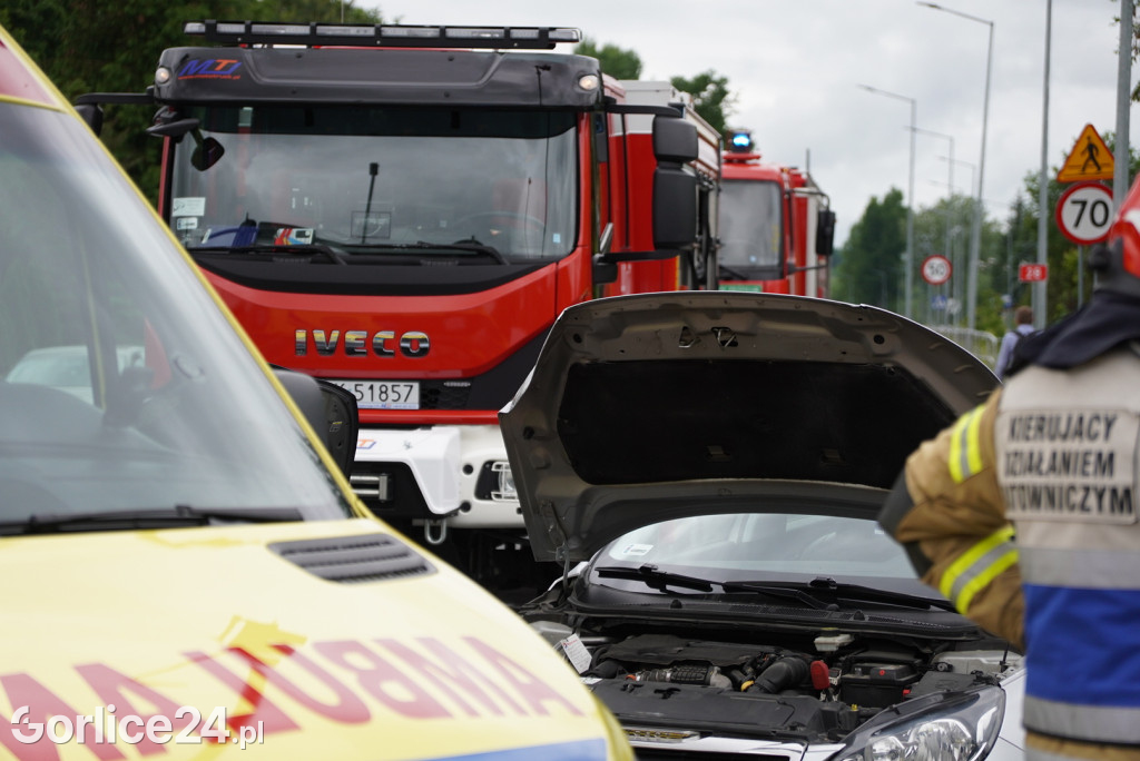 Gorlice. Kolizja dwóch samochodów na DK28 (07.06.)