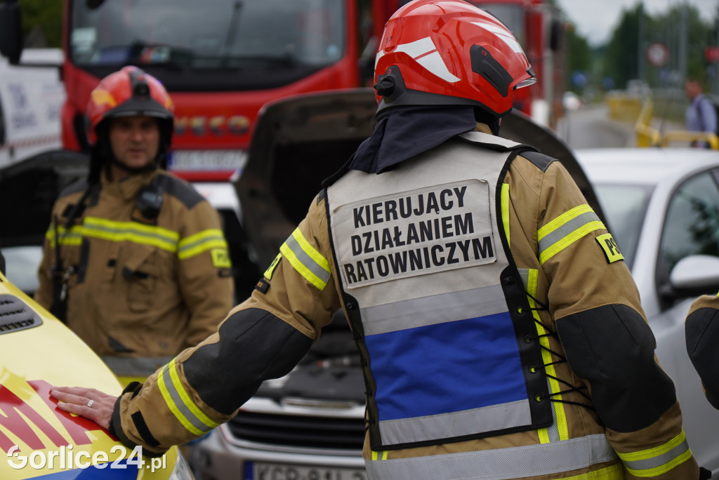 Gorlice. Kolizja dwóch samochodów na DK28 (07.06.)