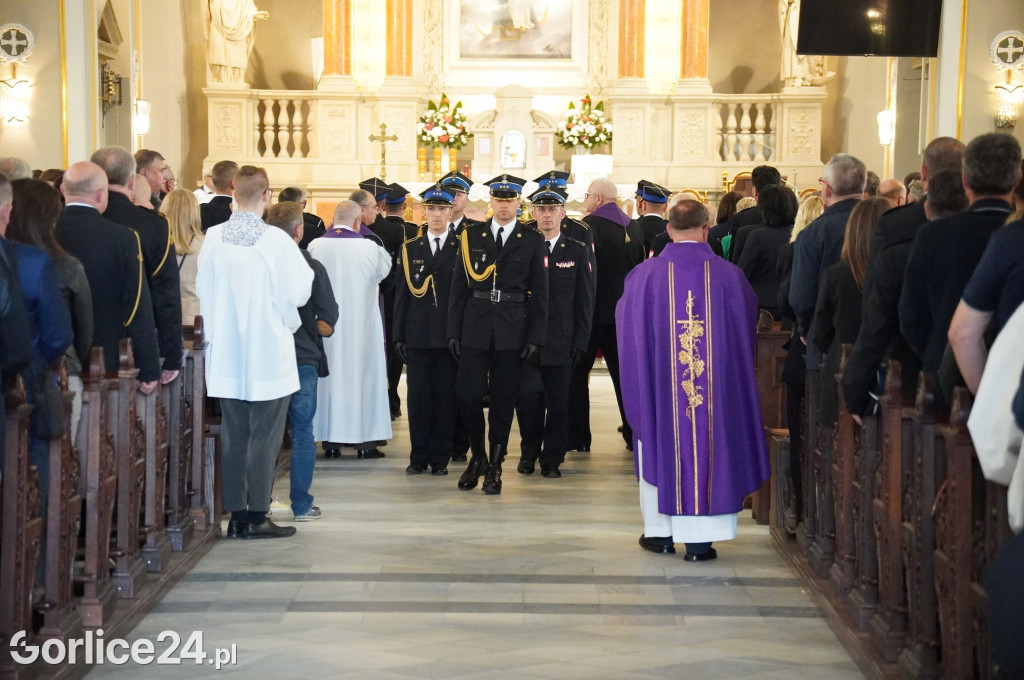 Uroczystości pogrzebowe st. bryg. Andrzeja Stafieja