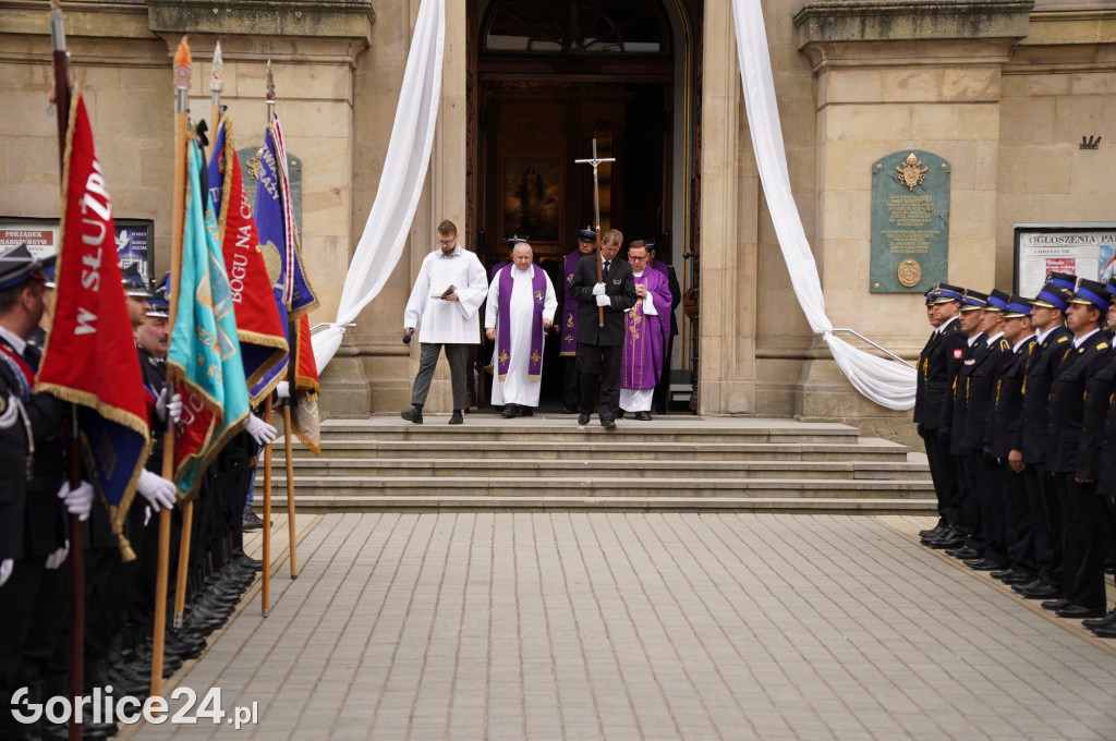 Uroczystości pogrzebowe st. bryg. Andrzeja Stafieja