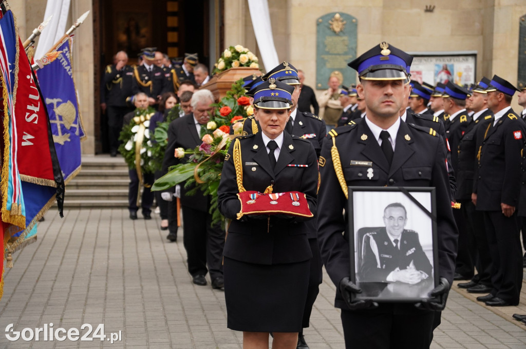 Uroczystości pogrzebowe st. bryg. Andrzeja Stafieja