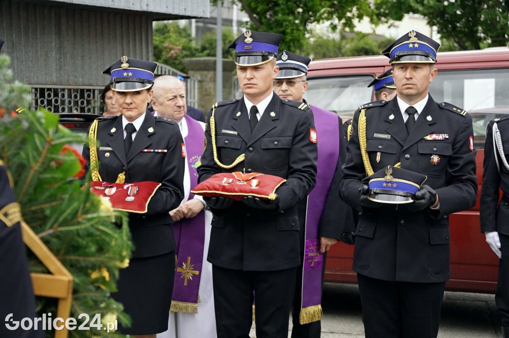 Uroczystości pogrzebowe st. bryg. Andrzeja Stafieja
