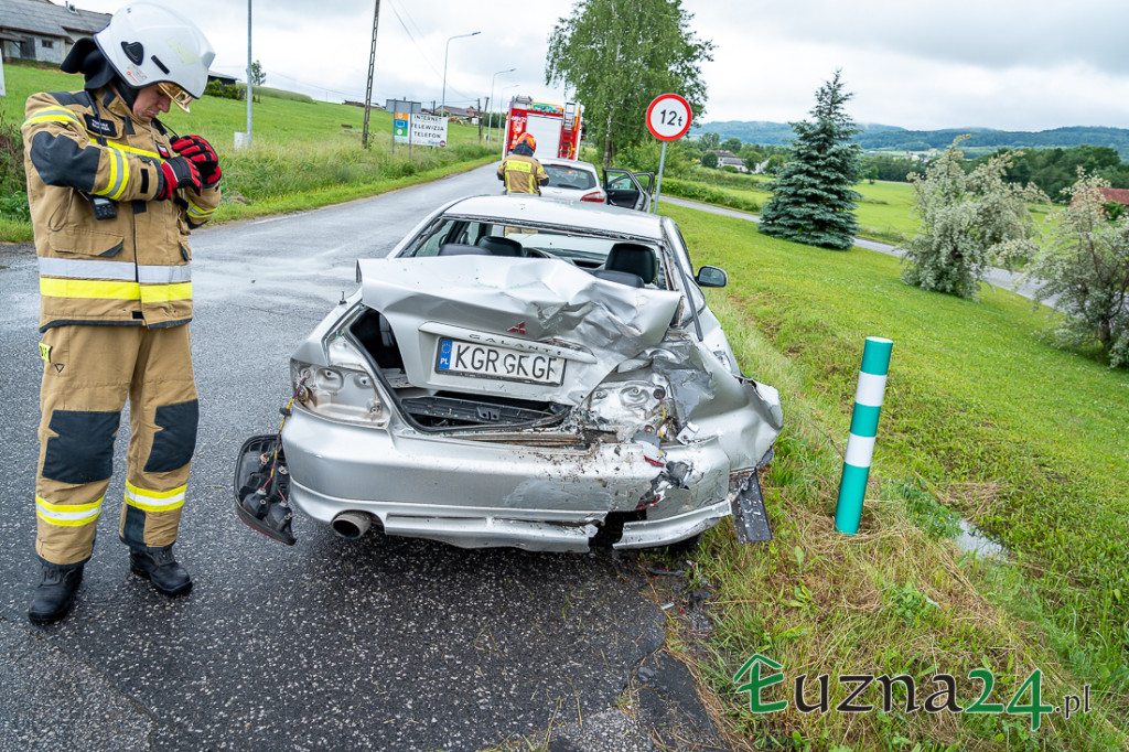Kolizja w Łużnej (14.06.)