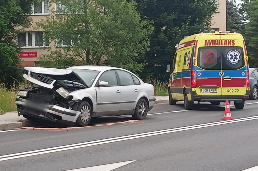 Kolizja na ul. Bieckiej (16.06.)