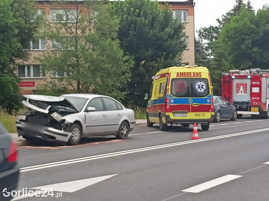 Kolizja na ul. Bieckiej (16.06.)