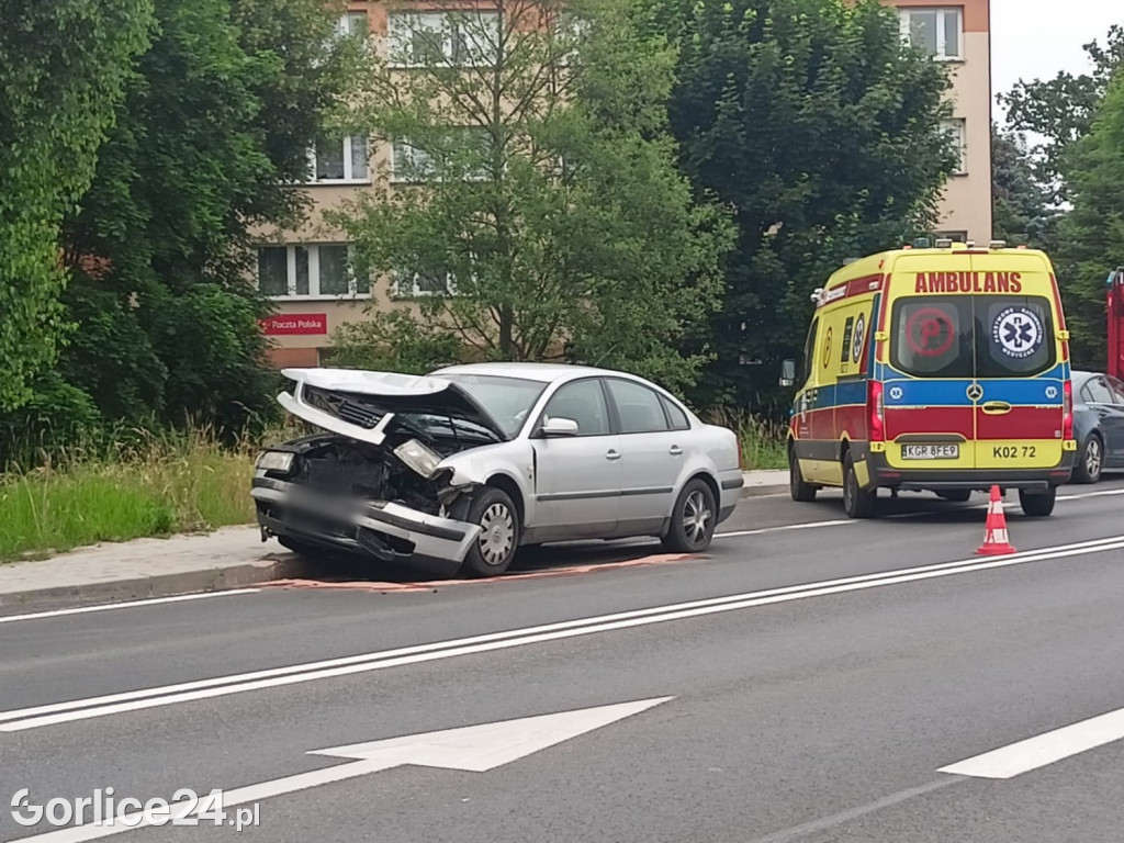 Kolizja na ul. Bieckiej (16.06.)