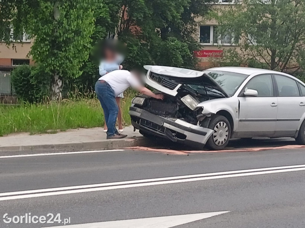 Kolizja na ul. Bieckiej (16.06.)