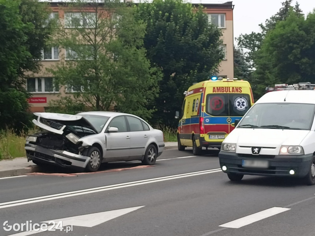 Kolizja na ul. Bieckiej (16.06.)