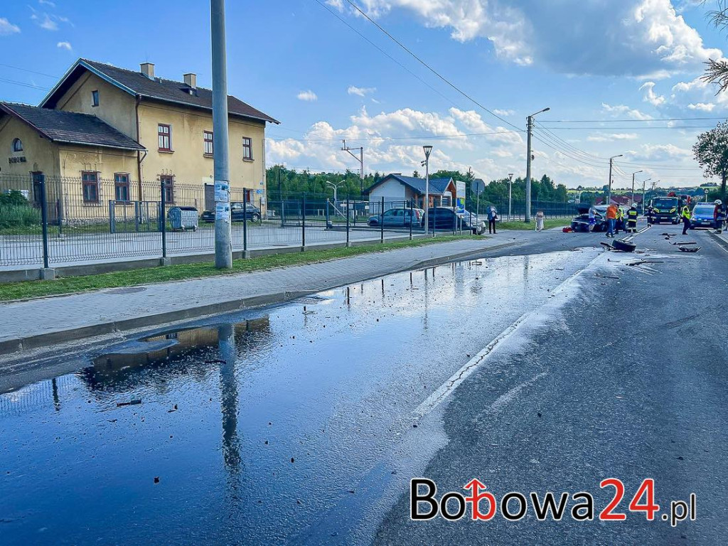 Kolizja w Bobowej (19.06.)