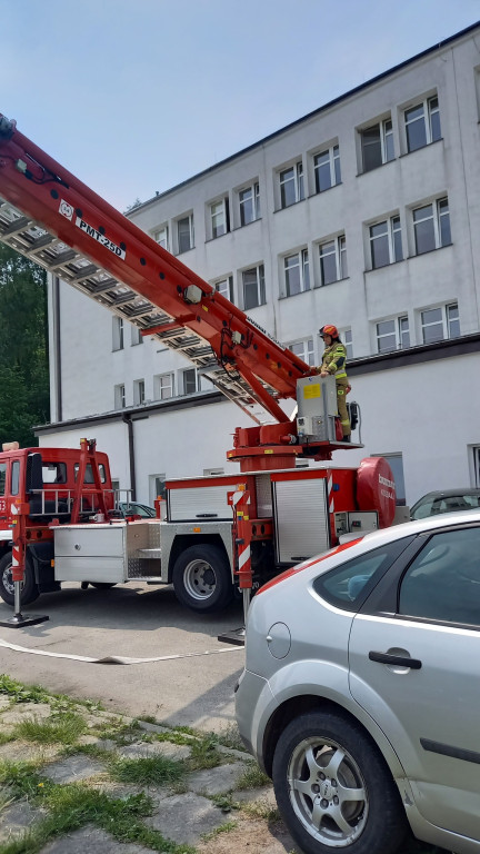 Strażackie ćwiczenia w gorlickim szpitalu