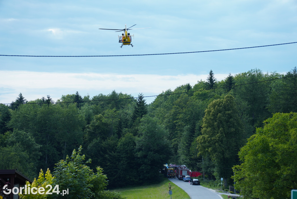 Wypadek w Moszczenicy (30.06.)