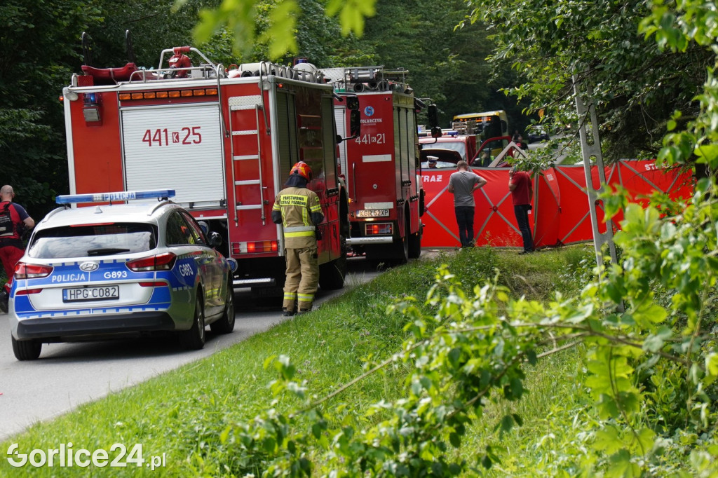 Wypadek w Moszczenicy (30.06.)