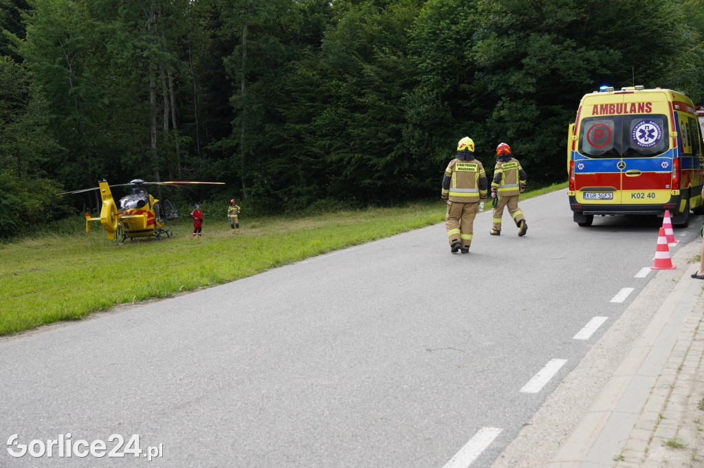 Wypadek w Moszczenicy (30.06.)